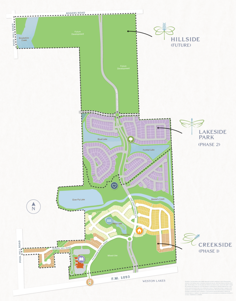 Planned Community Site Plan In Fulshear - New Home Community Site Plan ...